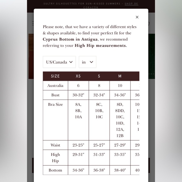 Bydee Antiqua Underwire Bikini SET Ventura Top and Cyprus Bottom Size M NWT - Picture 15 of 16